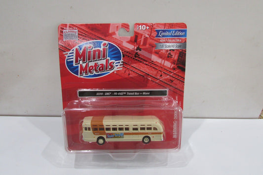 Ho Scale  Classic Metal Works #32319 GMC PD-4103 Transit Bus Miami