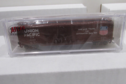 N Scale Atlas 36402 50' Double Door Box Car Union Pacific #554040