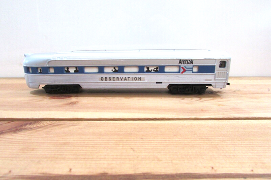 HO Scale Amtrak Observation Passenger (Blue & Silver) Lot#0034