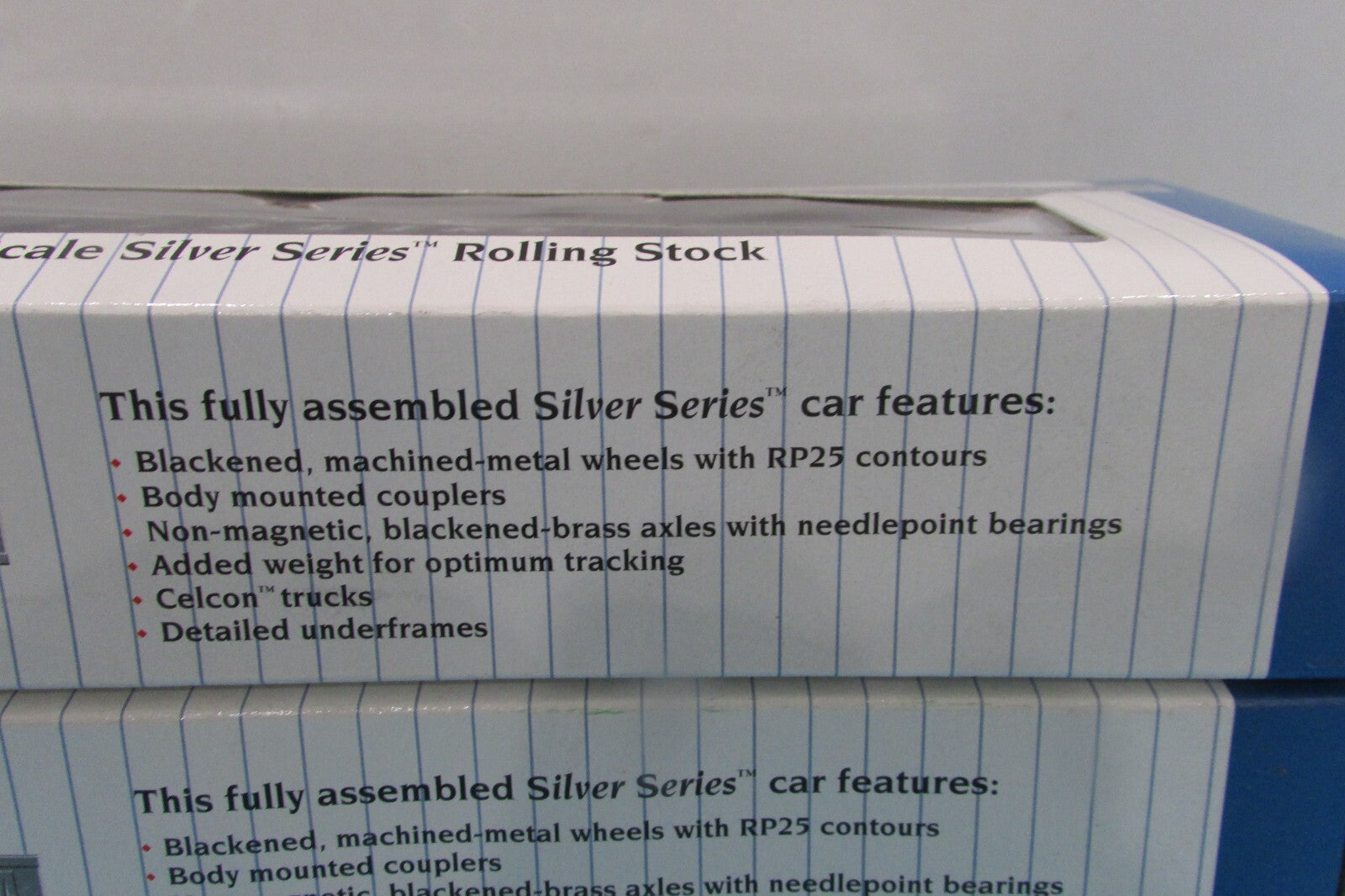 HO Scale Premium (3) Bachmann Silver Series 17010 40' Box Car READING Lot#4049