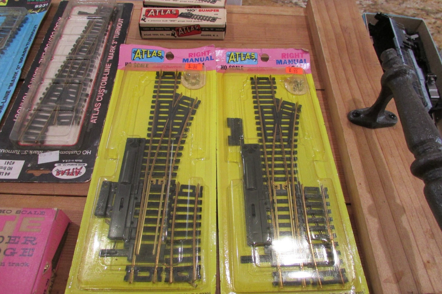 HO/N  Scale Atlas Switch Control,Bumper ,Snap Switch, Bridge Lot#4016