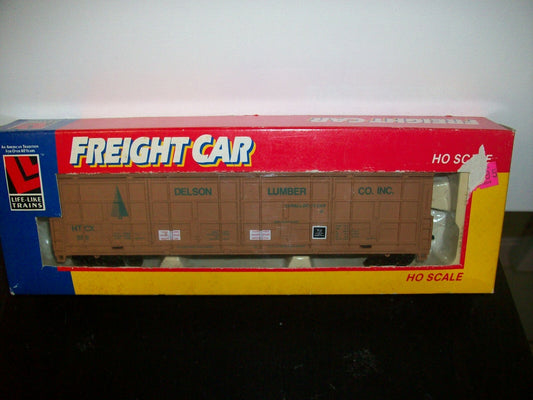 HO Scale Life-Like 8482 Thrall Door Delson Lumber Co,Inc Car Lot#0469