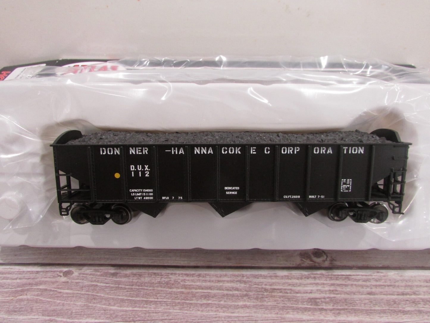 Ho Scale Atlas 20003855 AAR 70Ton 9-9anel Hopper #112 Lot#3119