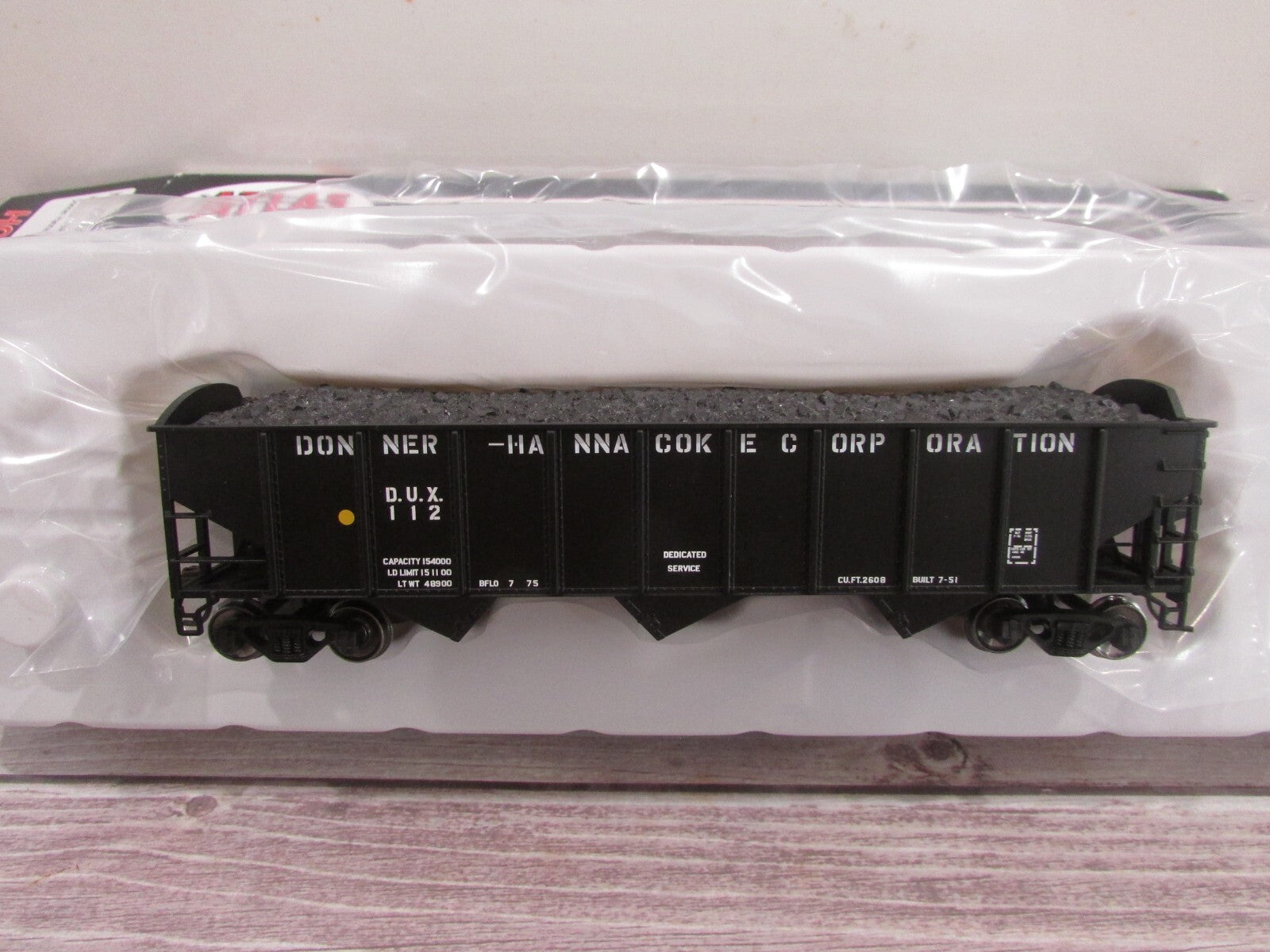 Ho Scale Atlas 20003855 AAR 70Ton 9-9anel Hopper #112 Lot#3119
