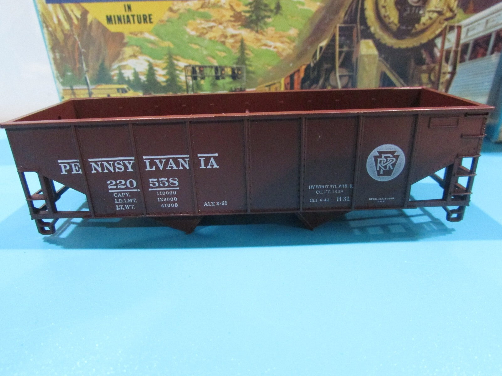 HO Scale Athearn(3)Assorted Freight Cars,Hoppers & Caboose Lot#0942