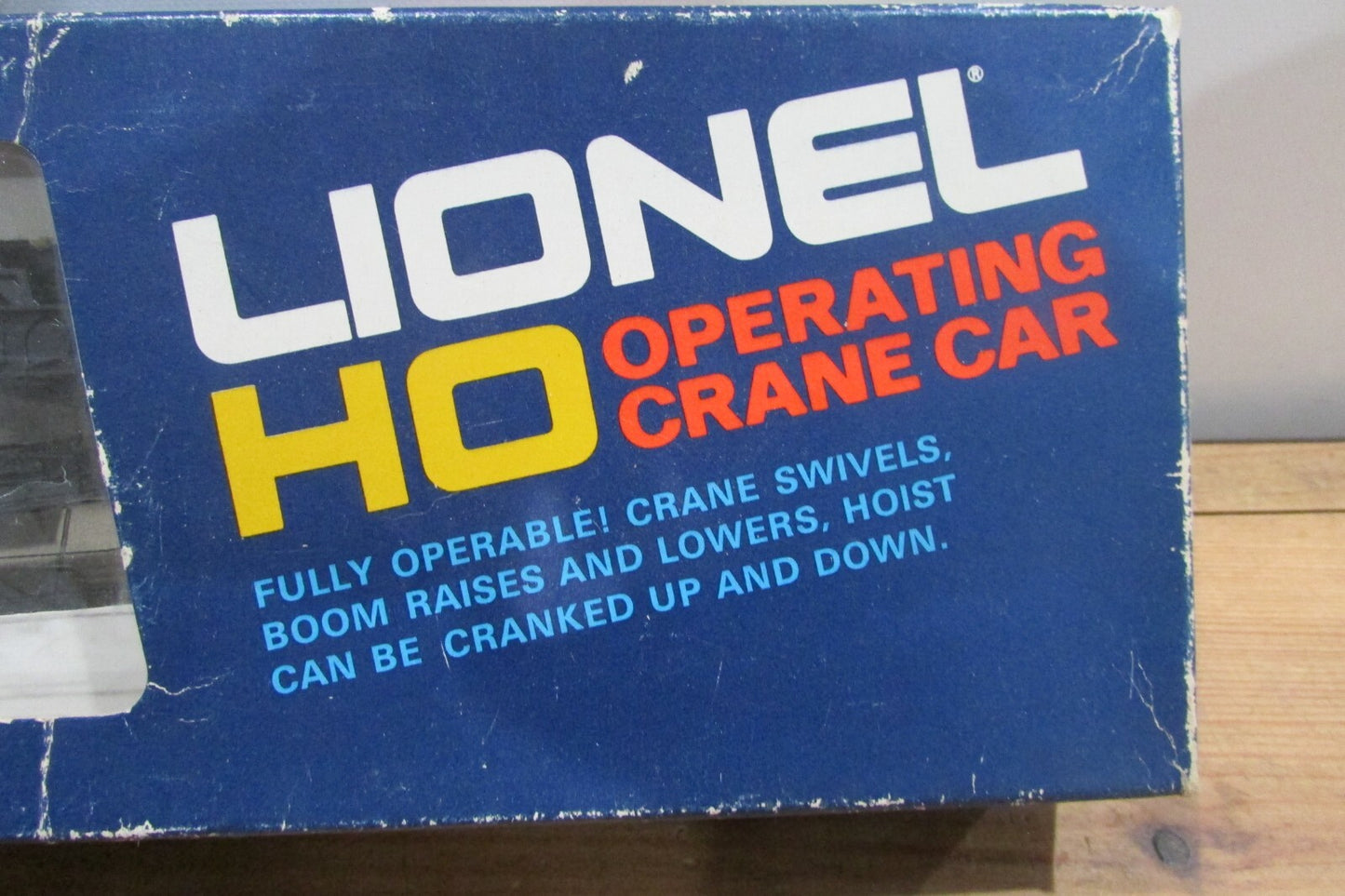 HO Scale Lionel 5-3401 Operating Crane Car Undecorated Lot#4238