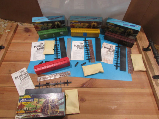 HO Scale Athearn (4) Assorted Box Car Lot#0939