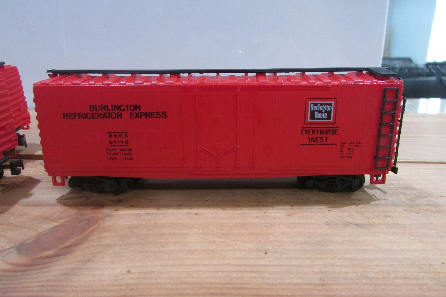 HO Scale (4) Assorted Freight Car Burlington (CB&Q) LOT#0123