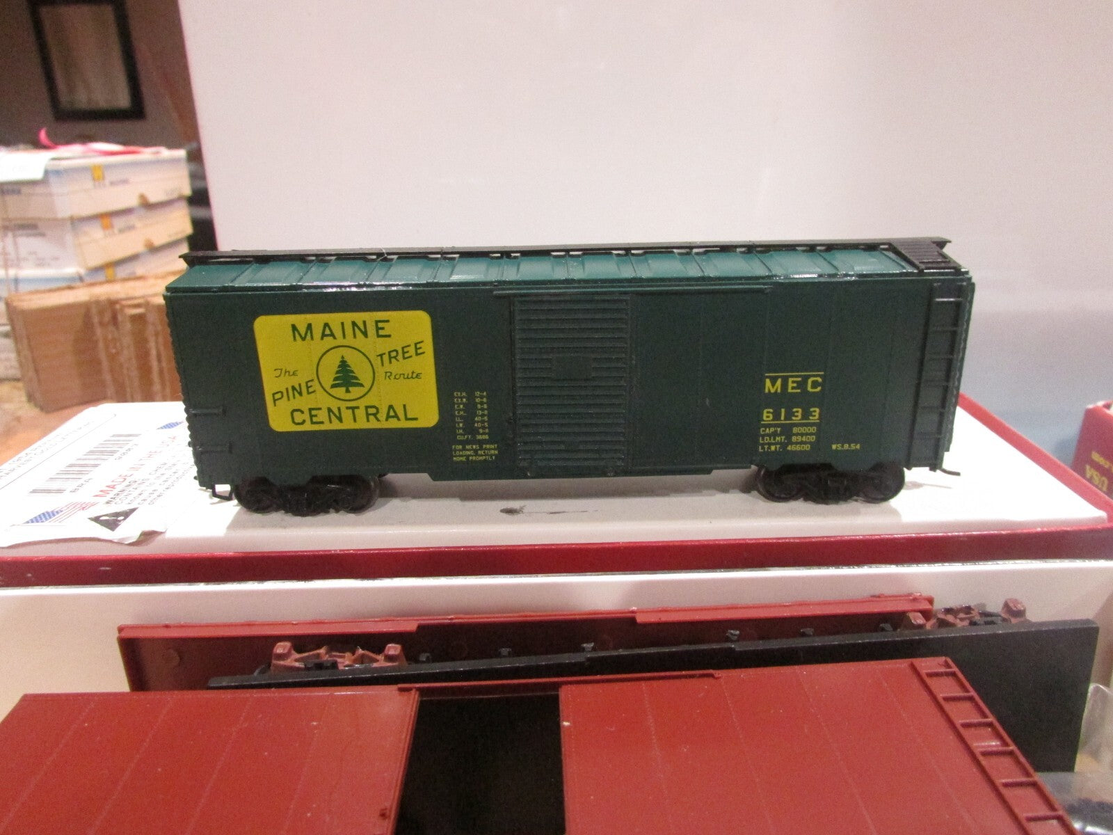 HO Scale Branchline Trains (4) Assorted AAR 40' BoxCar Lot#1960