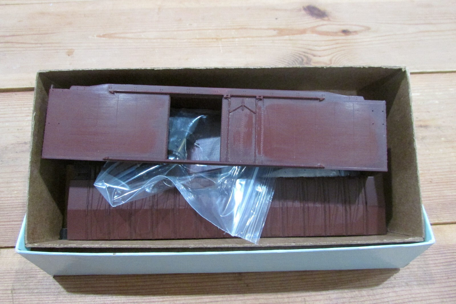 HO Scale Front Ranger ACF 50' Rivet Side SDR Box Car Undecorated  CBT4770