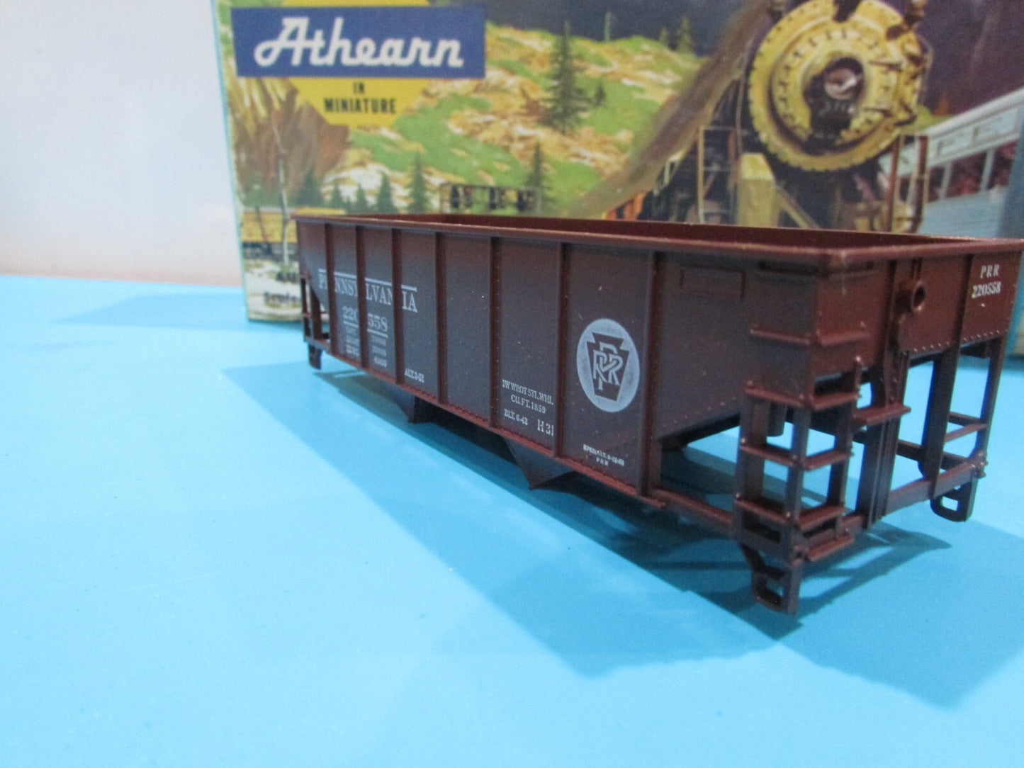 HO Scale Athearn(3)Assorted Freight Cars,Hoppers & Caboose Lot#0942