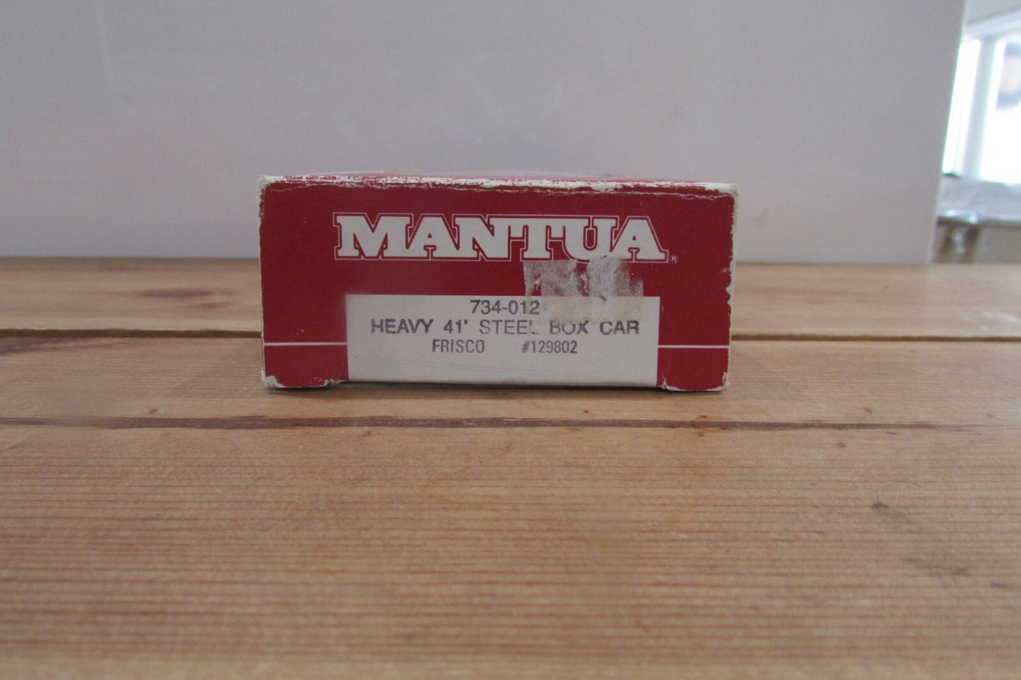 HO Scale Mantua 734-012 Heavy 41' Steel Boxcar Frisco LOT#0327