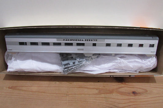 HO Scale Con-Cor 85 Dining Passenger Car California Zephyr Lot#3981