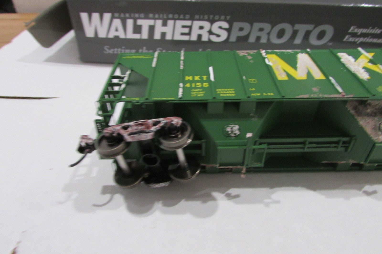 HO Scale Walthers  920-106138 58' Evans 4780 Cu ft 3Bay Covered Hopper Wal4877