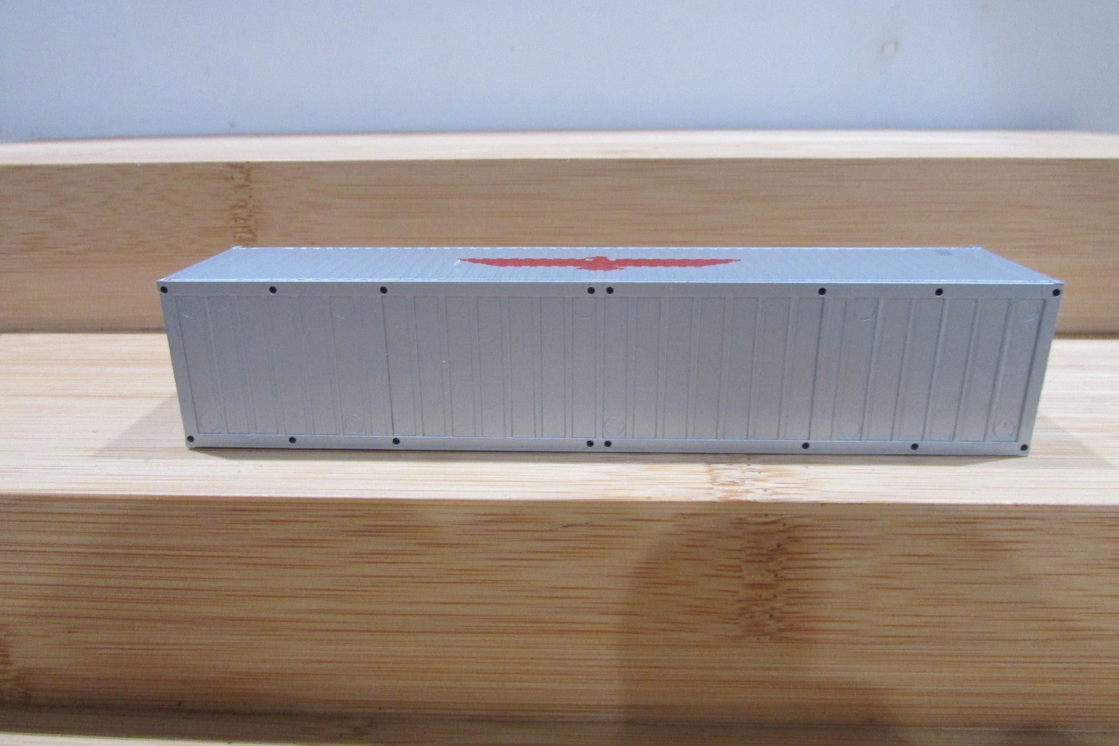HO Scale Con-Cor 0004-8301 40' PiggyBack or Sea Ribbed Container  Lot#5061