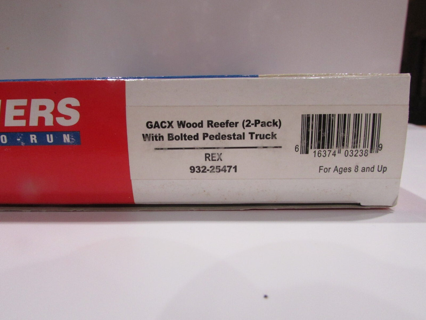 HO Scale Walthers 932-25471 GACX Wood Reefer w/Bolted Pedestal Truck Lot#0614