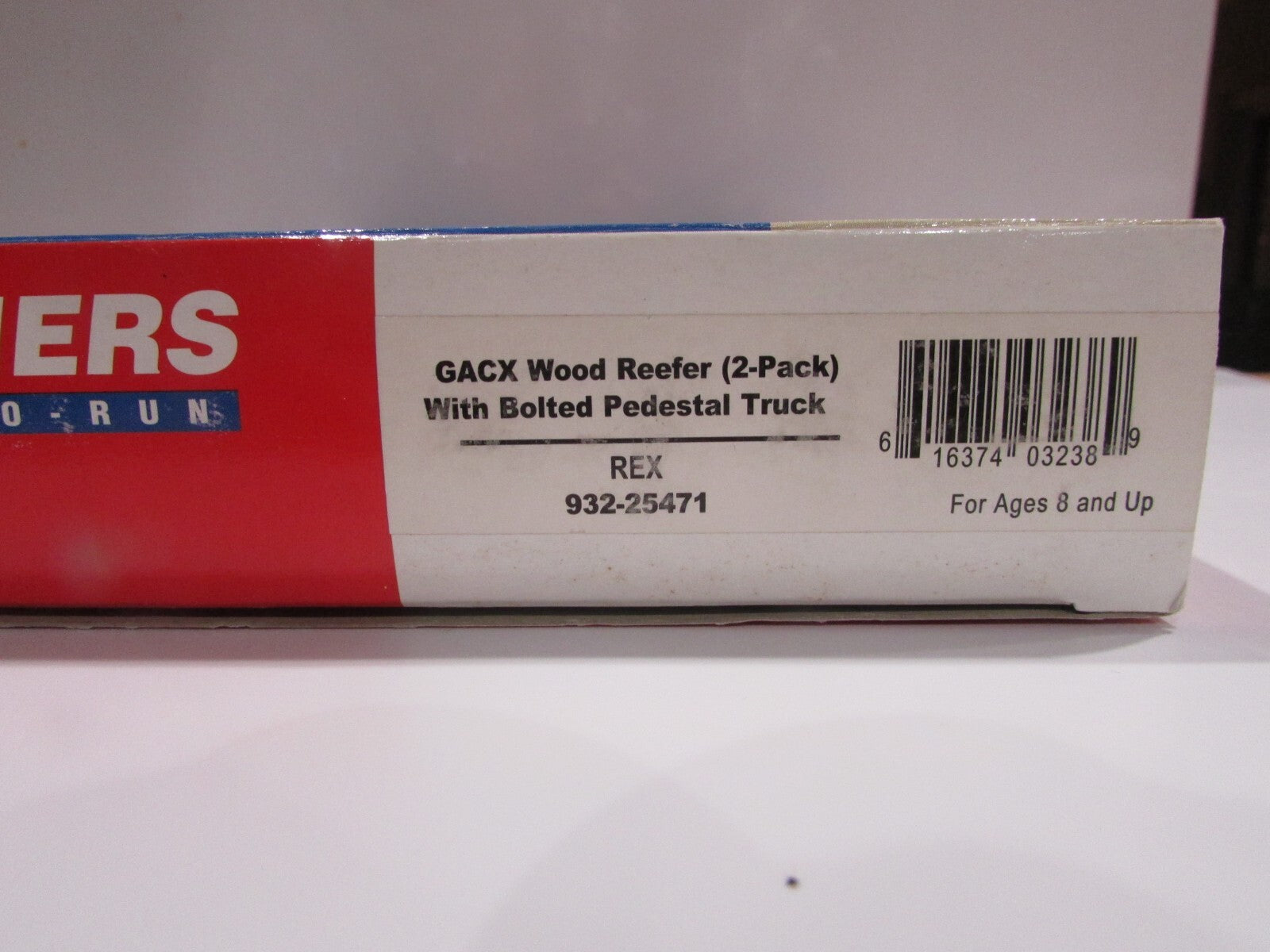HO Scale Walthers 932-25471 GACX Wood Reefer w/Bolted Pedestal Truck Lot#0614