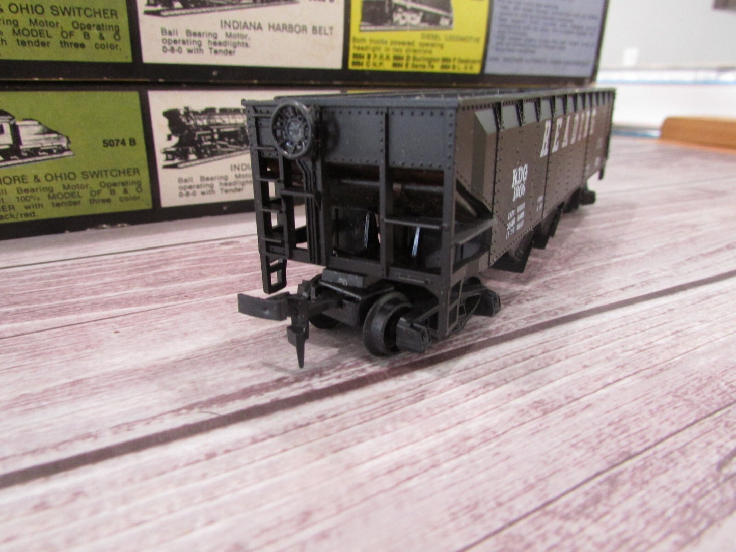 HO Scale AHM 5272 (3) Open Hopper Cars  Reading Lot#3063