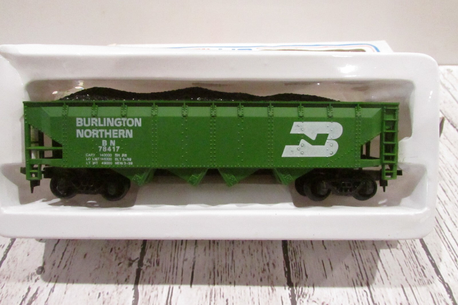 HO Scale Lionel 5-8417 Burlington Hopper BN78417 L4395