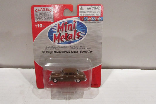 Ho Scale/1:87 Scale  Classic Metal Work 30247 '50 Dodge Meadowbrook Sedan