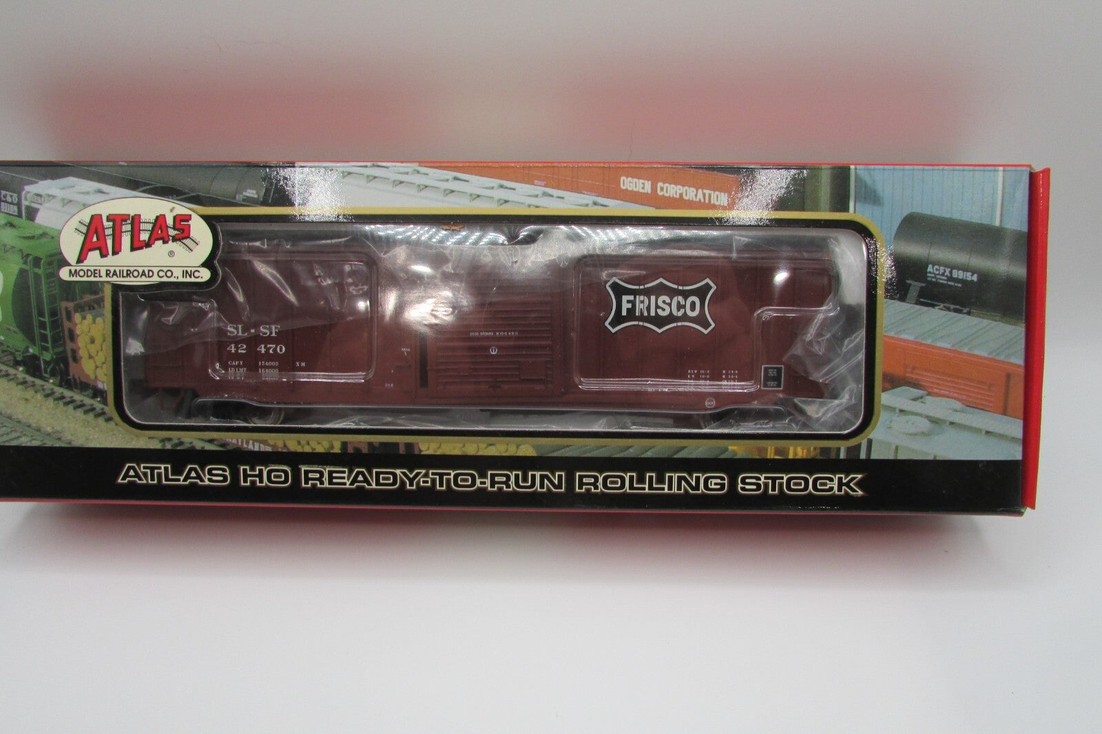 HO Scale Atlas 1352-2- 50' Precision Design Box Car  A4661