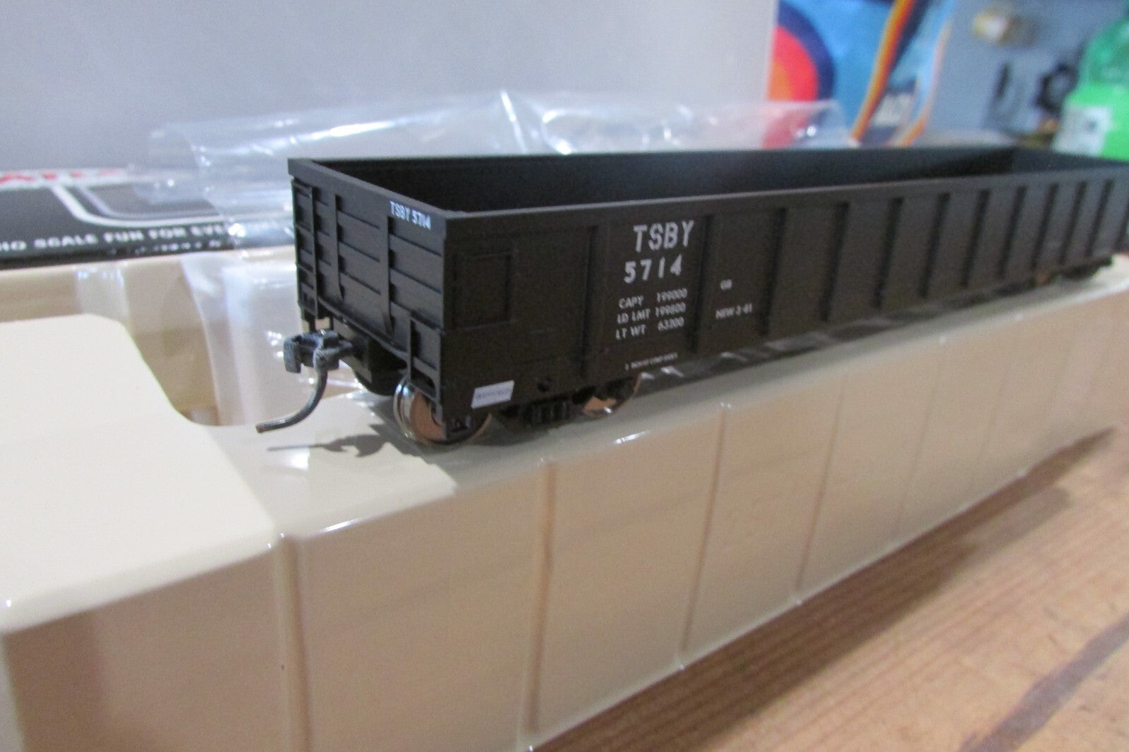 HO Scale Atlas Trainman 20-000-100 52' Evans Gondola  A4908