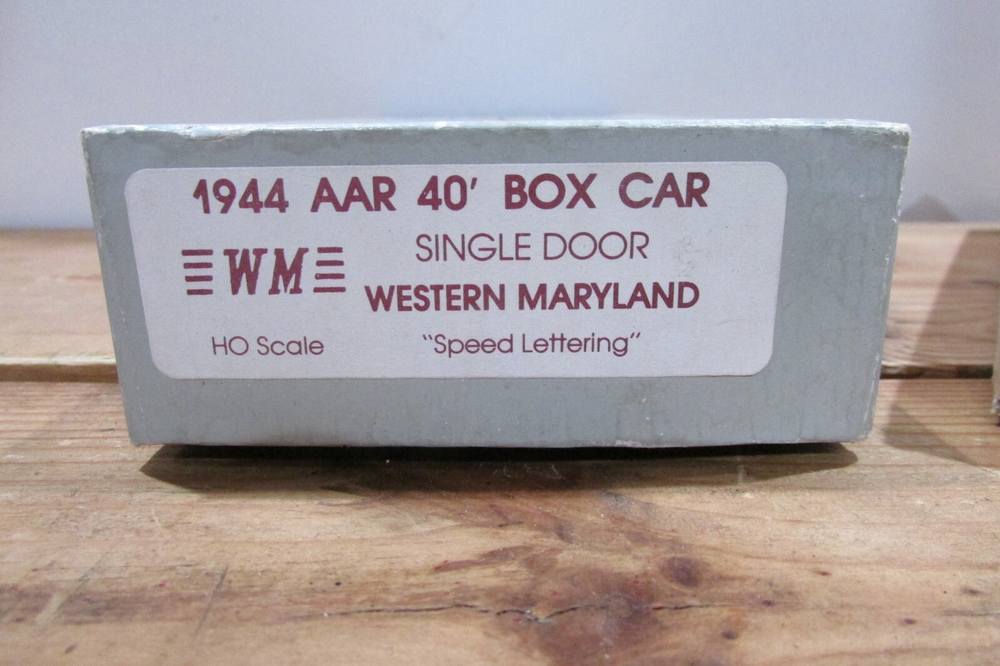 HO Scale C&BT SHOPS 1944 AAAR 40' Box Car Kit West Maryland Lot#3962