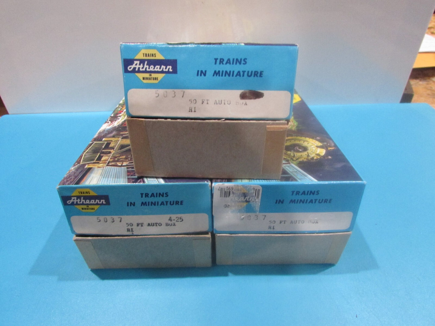 HO Scale Athearn 5037 50ft Auto Box Car Kit Rock Island Lot#1542