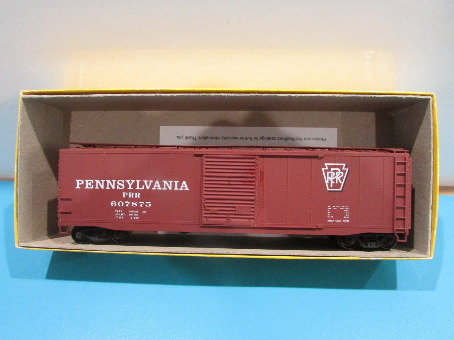 HO Scale Accurai 5006 50' AAR Steel Boxcar Pennsylvania RR RTR
