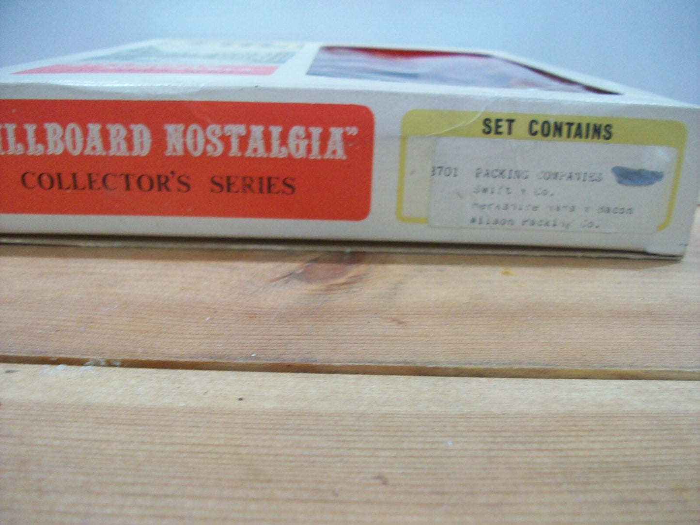Ho Scale Train-Miniature #8701 Collector' Series Packing Companies Cars Lot#3969