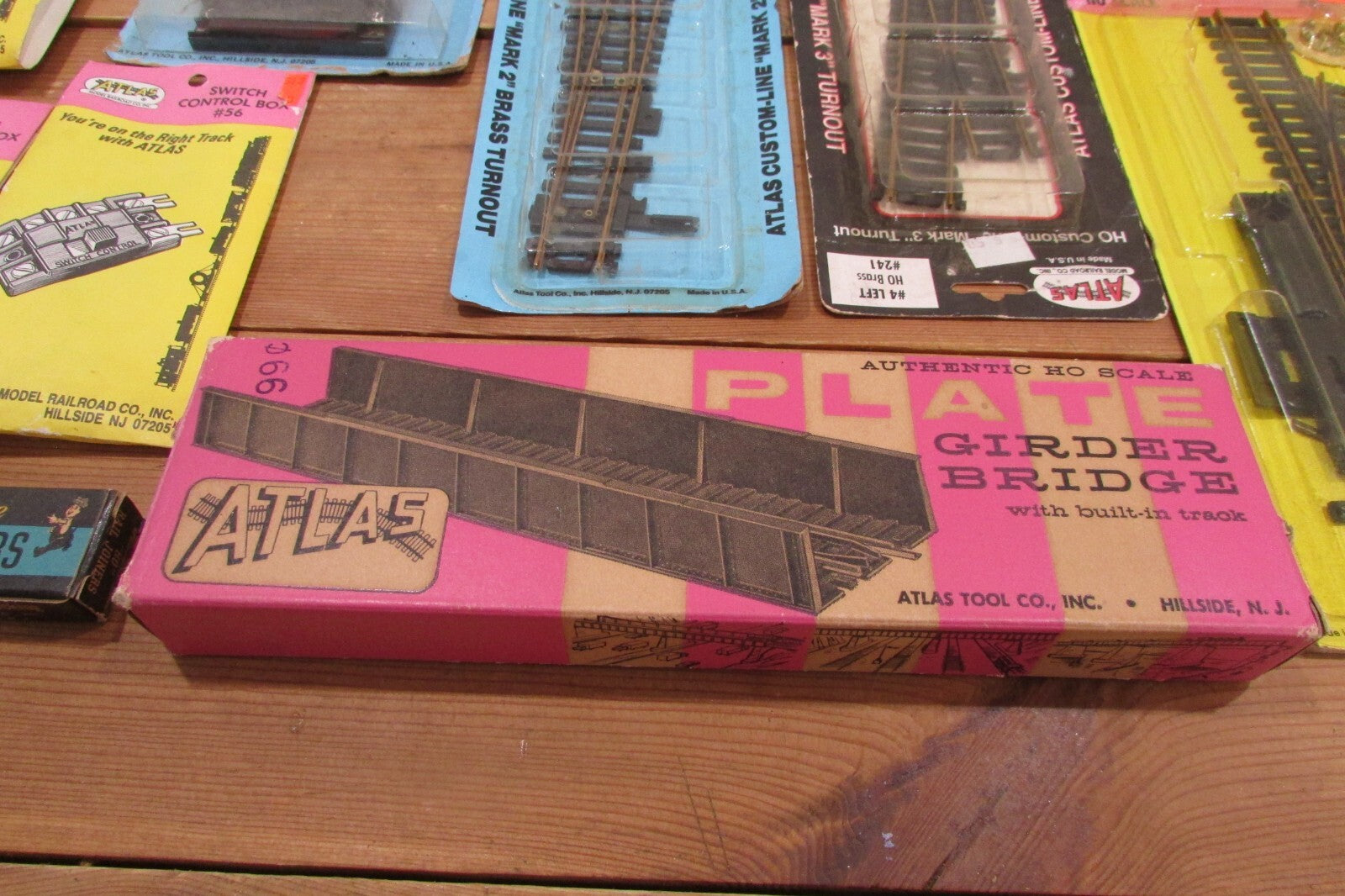 HO/N  Scale Atlas Switch Control,Bumper ,Snap Switch, Bridge Lot#4016