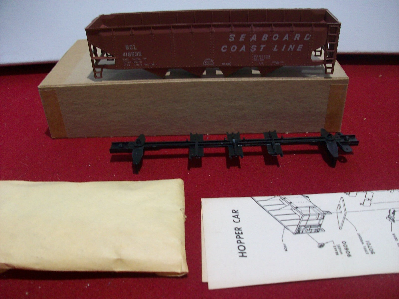HO Scale Athearn  1760 Seaboard Coast Line Car Kit