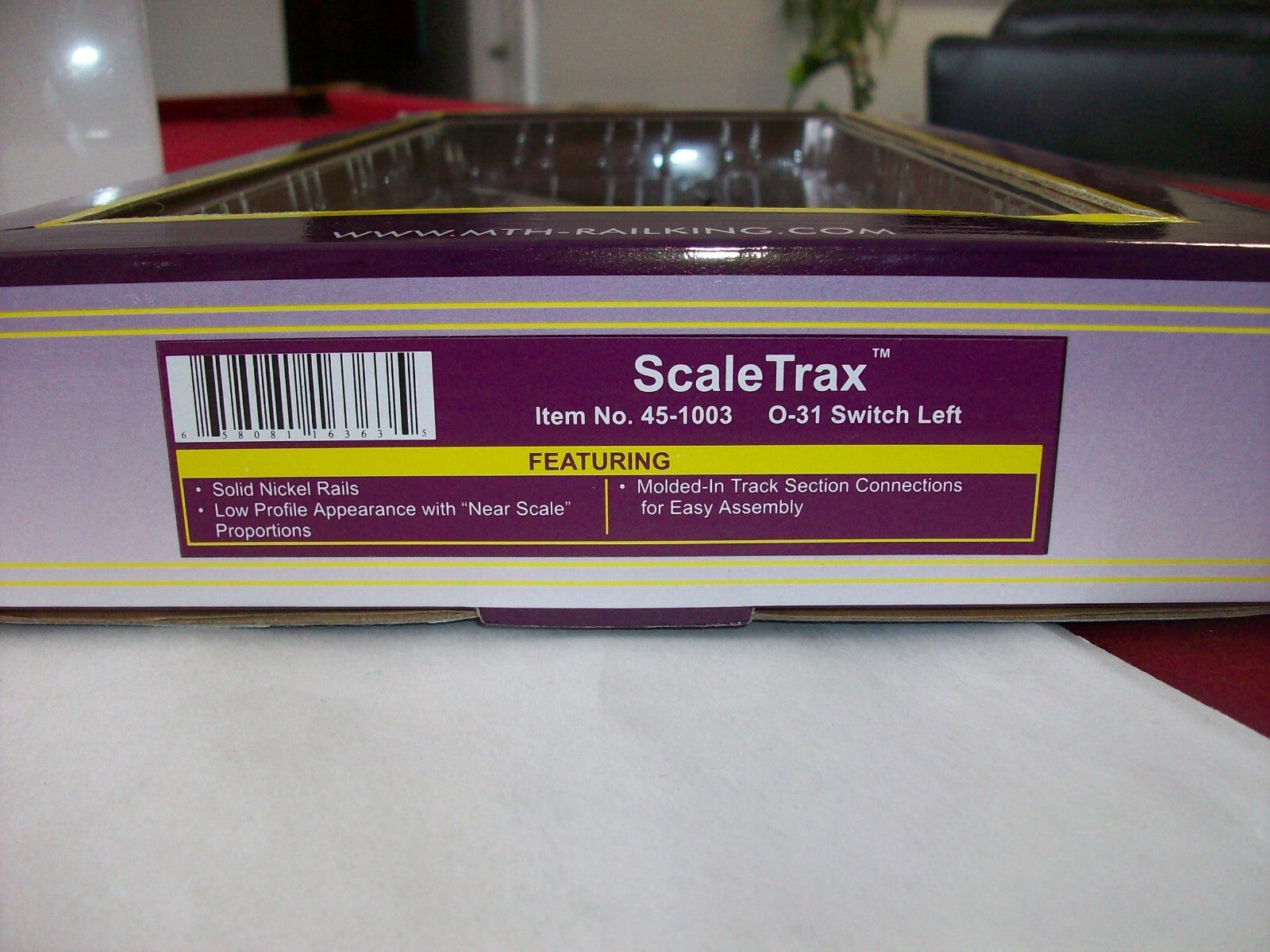 O SCALE O-31 MTH Electric Trains Scaletrax 45-1003 SWITCH LEFT