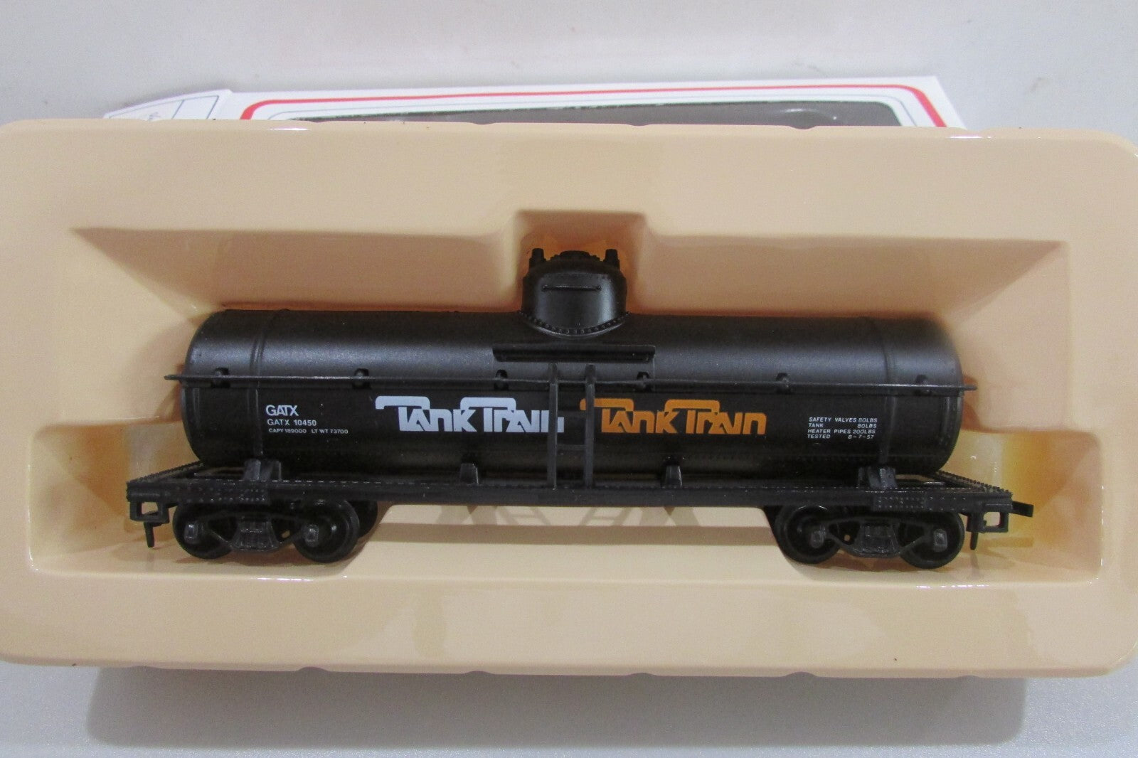HO Scale Model Power 8101 Tank-Train 40' Chemical Tank Car