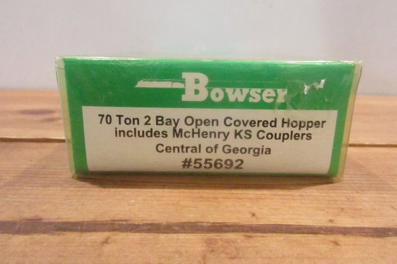 Ho Scale Bowser 55692 70Ton 2Bay Open Covered Hopper Central Georgia Kit