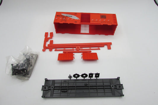 HO Scale RoundHouse 1075 40' Single Box Car Kit Western Pacific RH4793