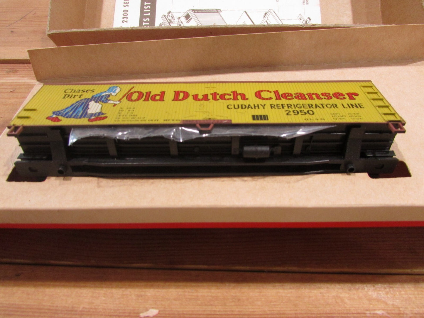 Ho Scale Train-Miniature (3) Assorted Freight Cars Lot#0752