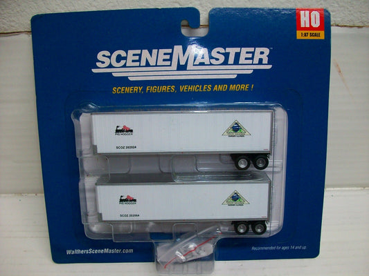 Ho Scale Walthers 949-2505 40' Trailmobile Trailer 2Pack Crab Orchard & Egyptian