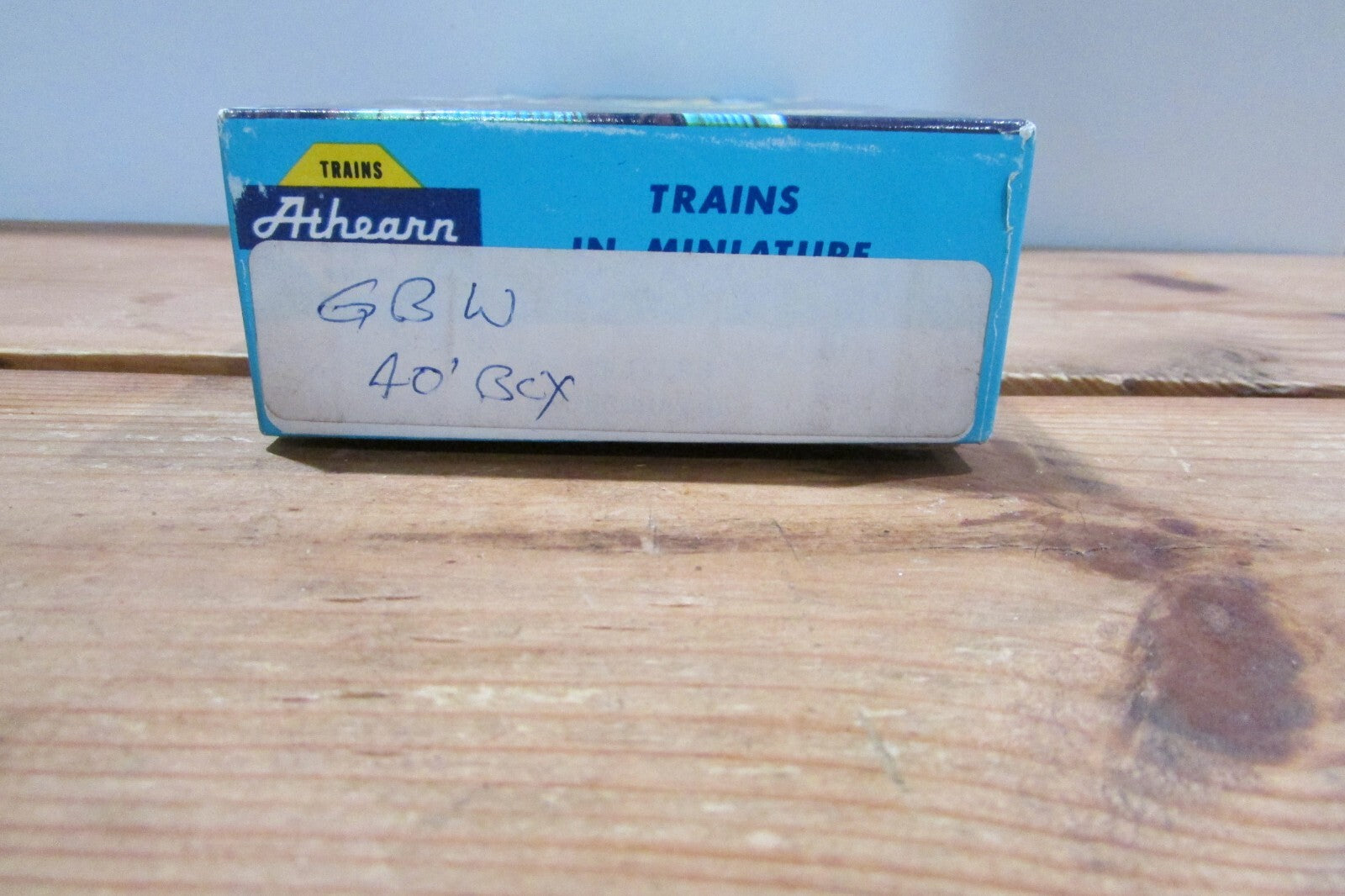 HO Scale Athearn 40' Box Car Green Bay & Western Kit Lot#4246