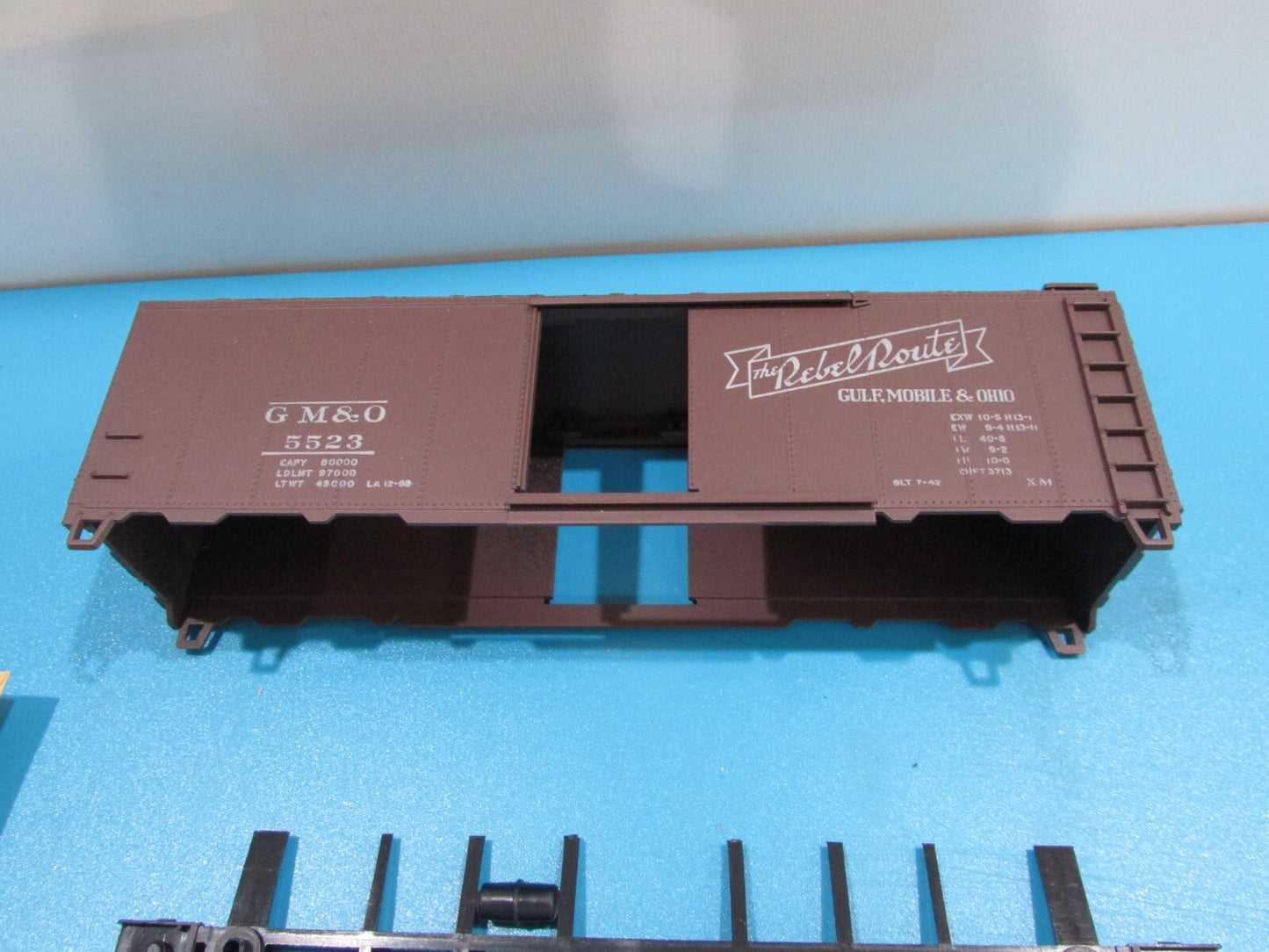 HO Scale Athearn 5006 40ft Boxcar GM&O Lot#1143