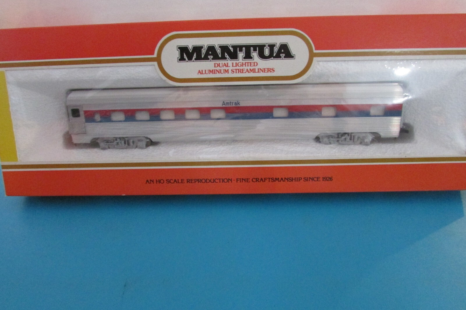 HO Scale Mantua Assorted Amtrak Aluminum Streamliners Passenger Cars Lot#2634
