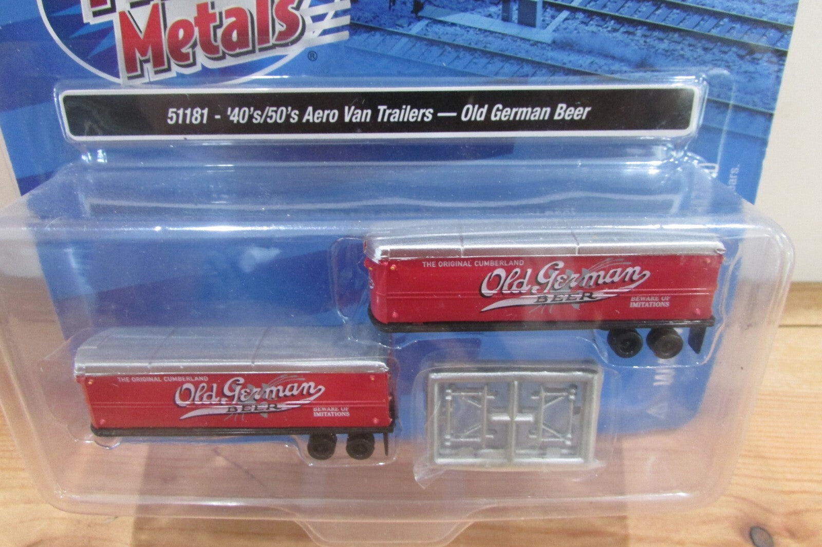 N Scale CMW 51181 40's/50's Aero Van Trailers OLD German Beer
