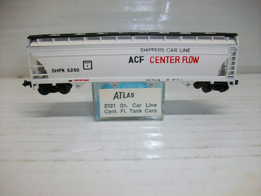  N Scale Atlas 2321 ACF Center Flow Shippers Car Line 