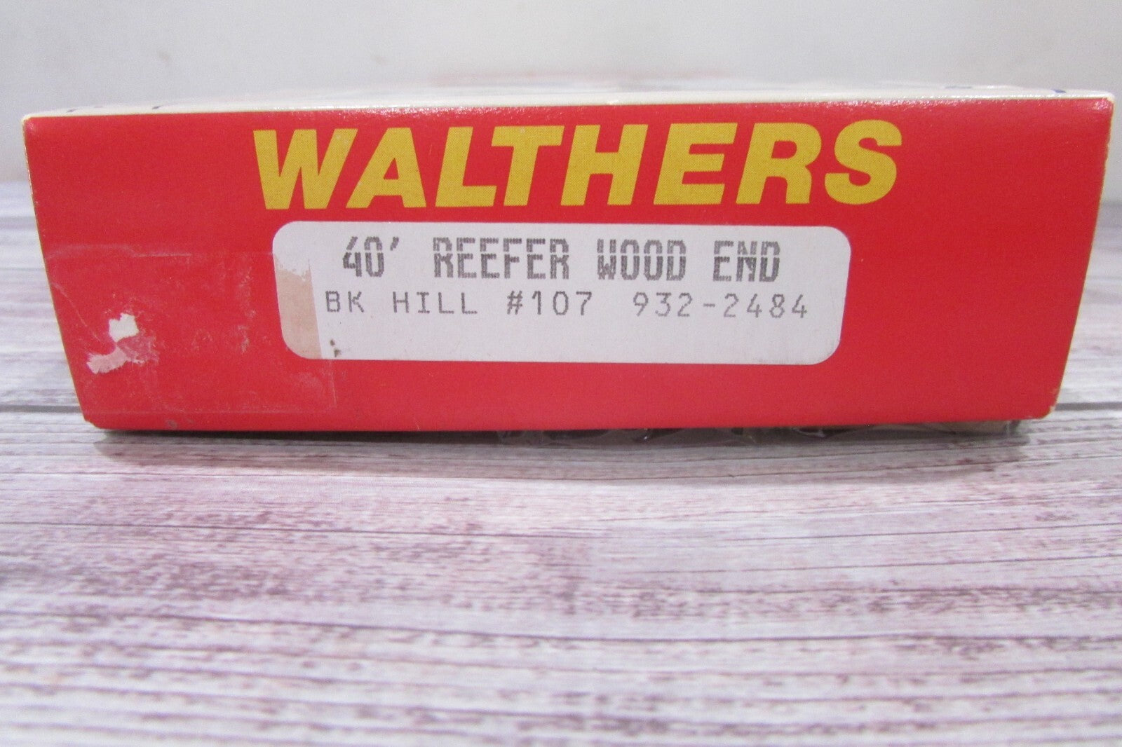 HO Scale Walthers 932-2484 40' Reefer Wood End BK Hill#107  Kit