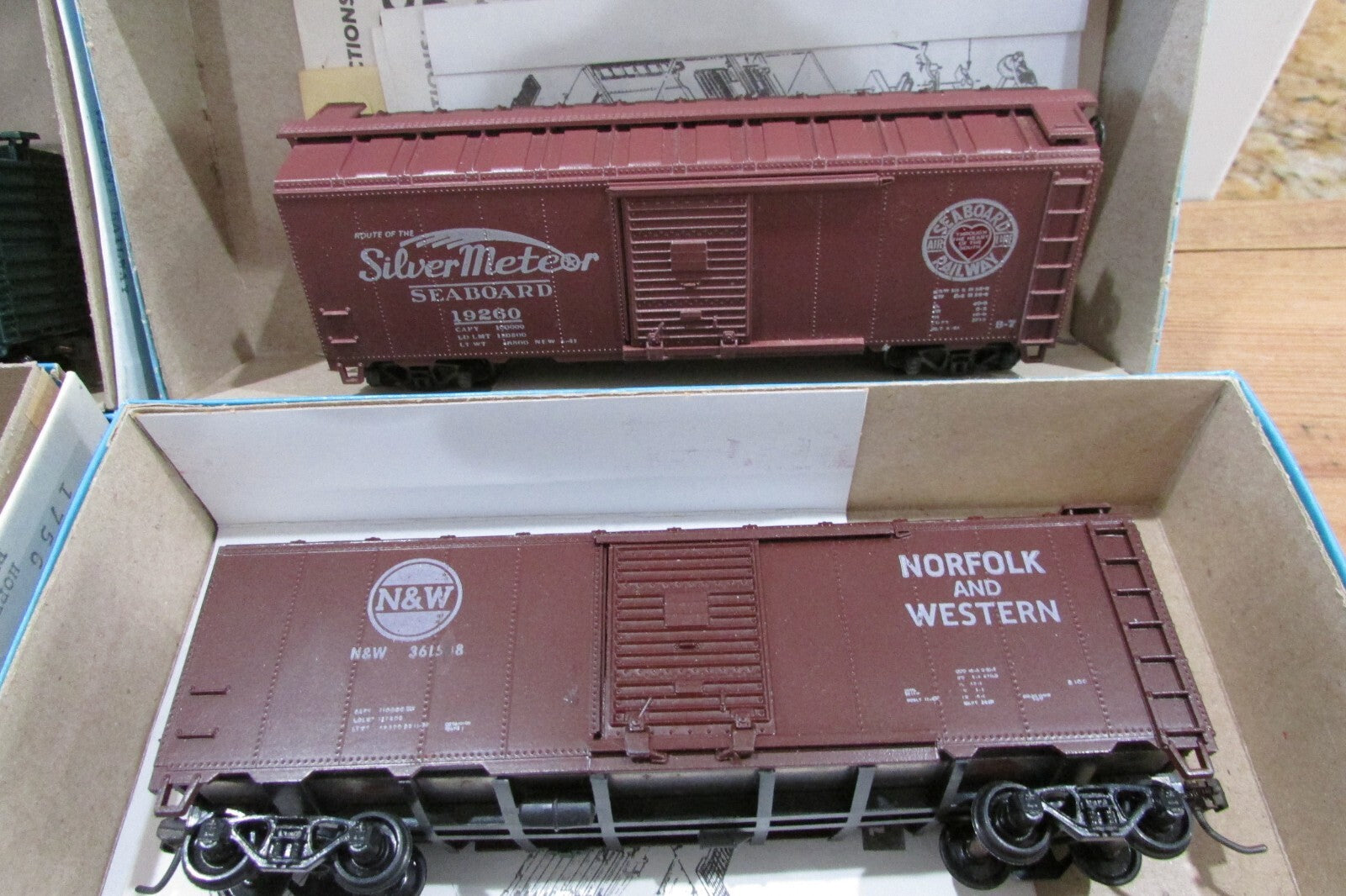 Ho Scale Athearn (6) Assorted Freight Cars RTR Lot#4219