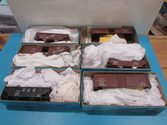 HO Scale Athearn (6) Assorted Box Casr Kits Lot#1488