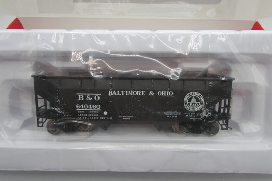 HO Scale Atlas 1874-1 2Bay Open Hopper Baltimore & Ohio #640460 A4653