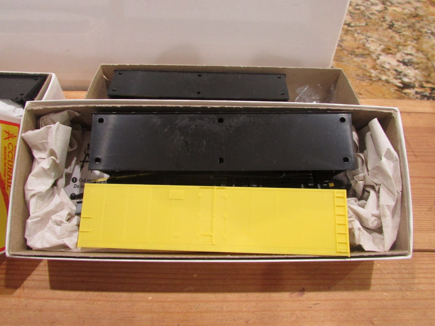 HO Scale Assorted (4) Accurail Freight Cars Undecorated Lot#1981