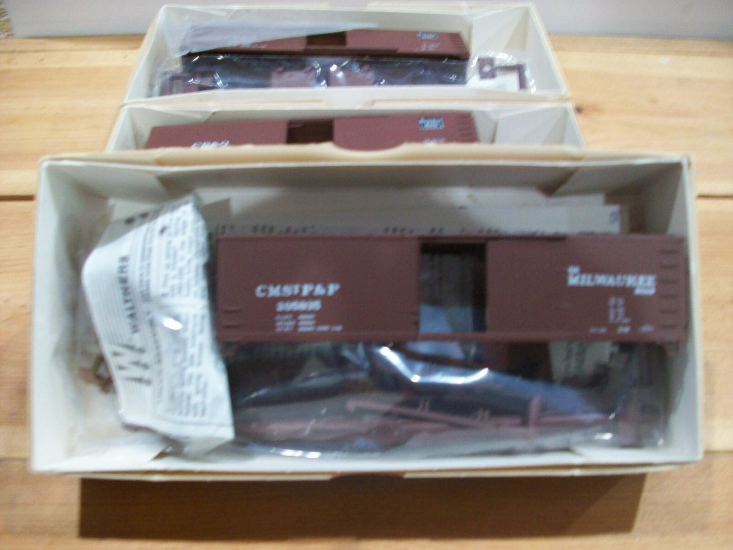 HO Scale Walthers (3) Assorted Freight Cars NEW KITS Lot#4071