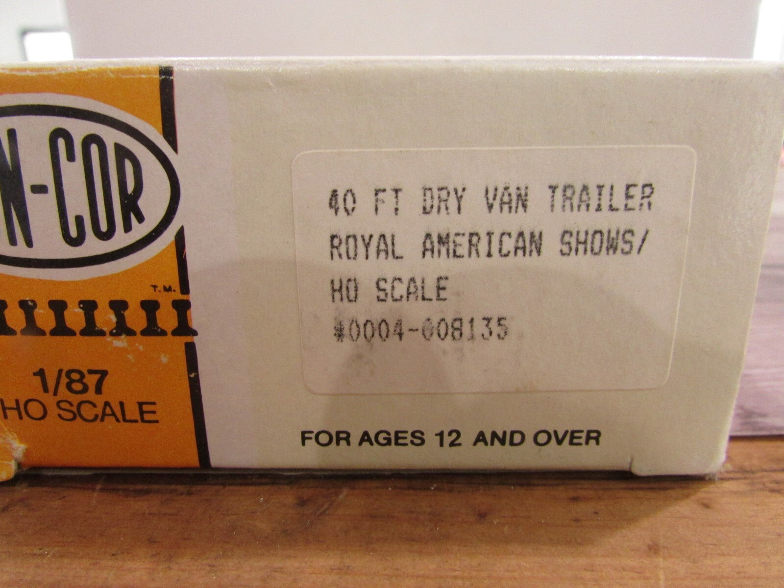 HO Scale Con-Cor 04-008135 2Pack 45ft Rivet Dry Van Trailers Lot#3117